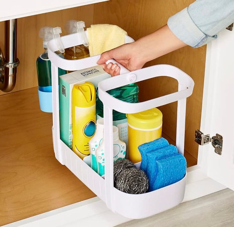 Shower Caddy For Cleaning Supplies