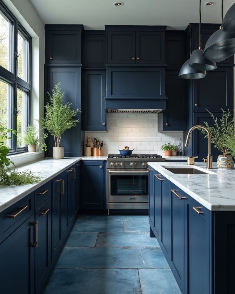 Navy Blue Ceramic