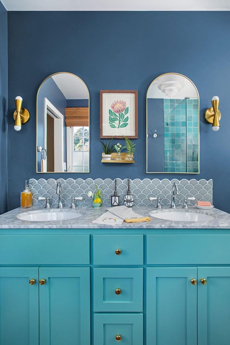 Teal Cabinet Surprise