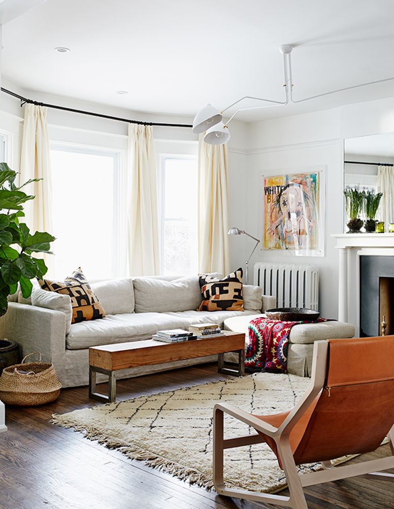 Crisp White And Walnut