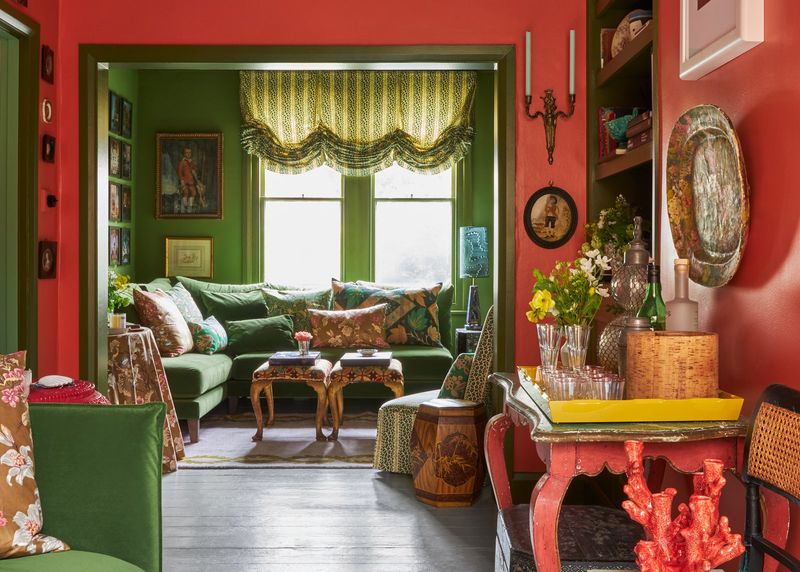 Olive Green + Bright Red — Holiday Overkill, All Year Round