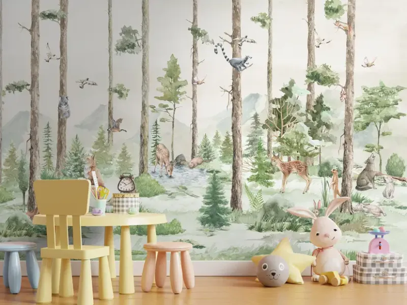 Playful Kids' Room Creatures