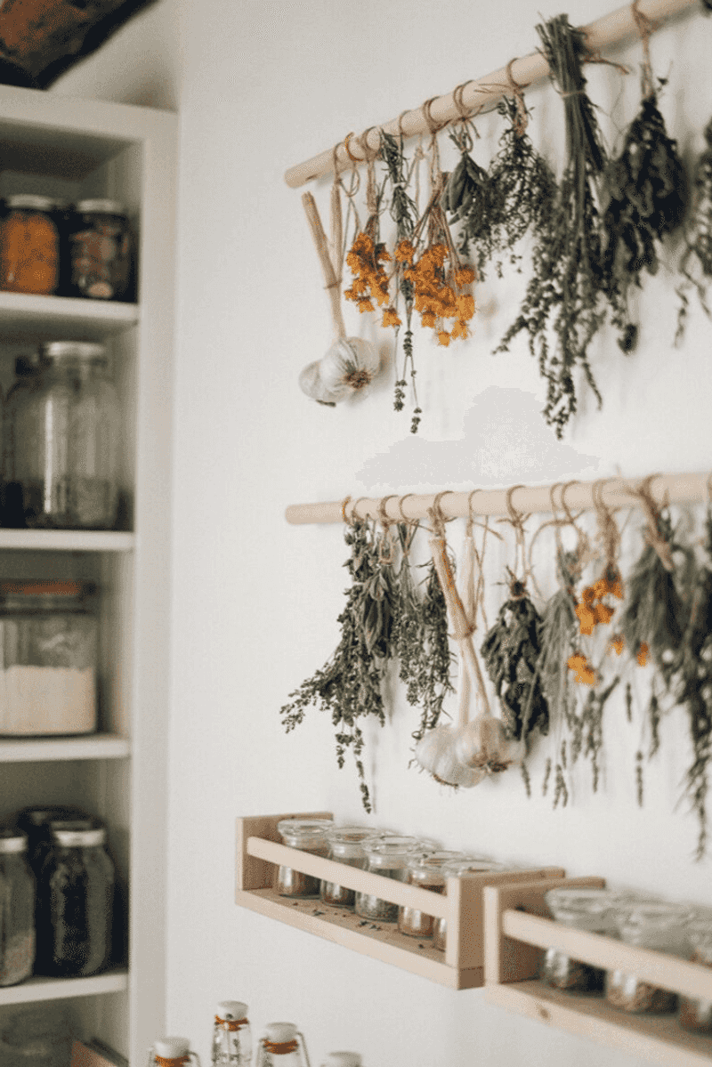 Bundles Of Dried Herbs