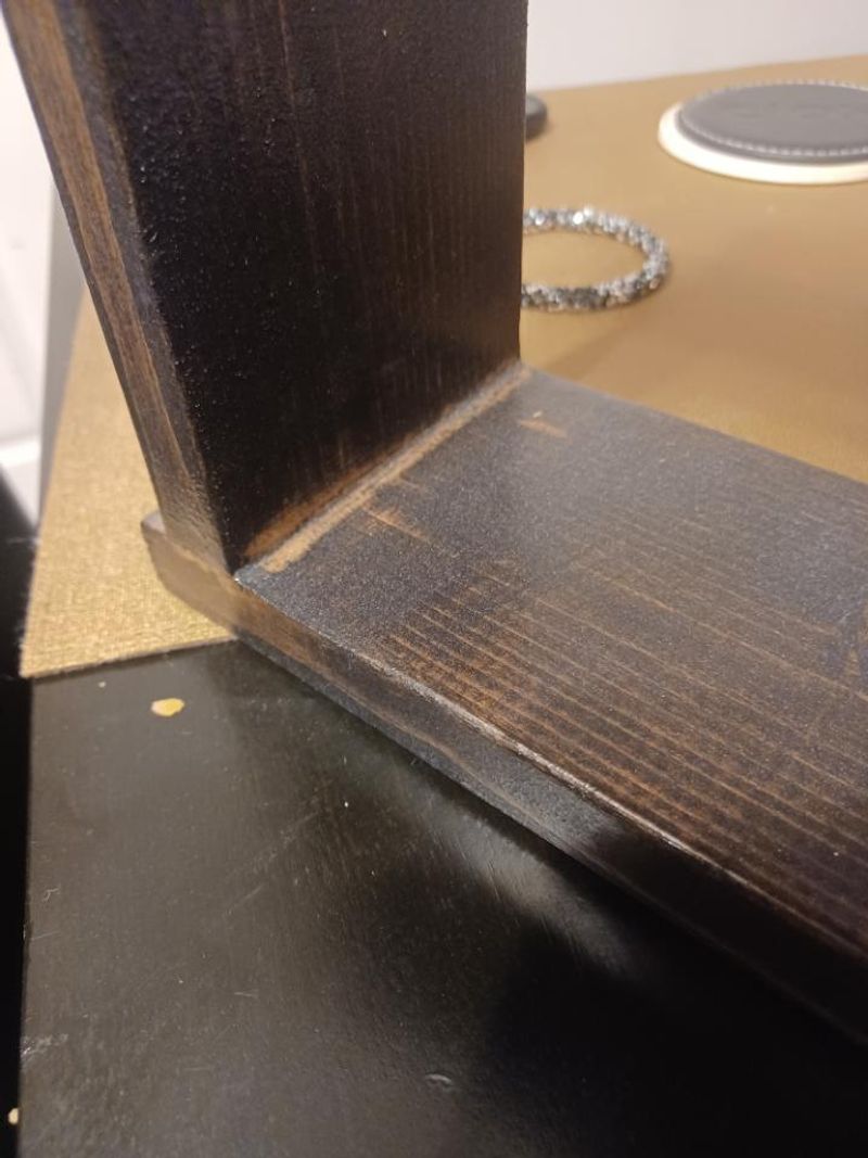 Visible Glue Residue