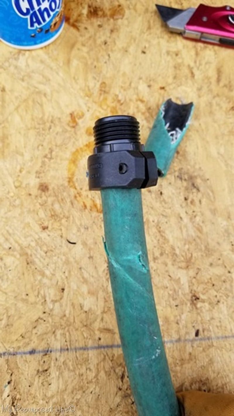 Broken Garden Hoses And Sprinklers
