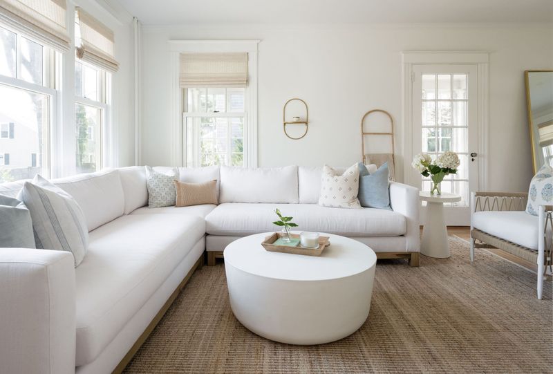 Sectionals in Light Colors Maximize Seating