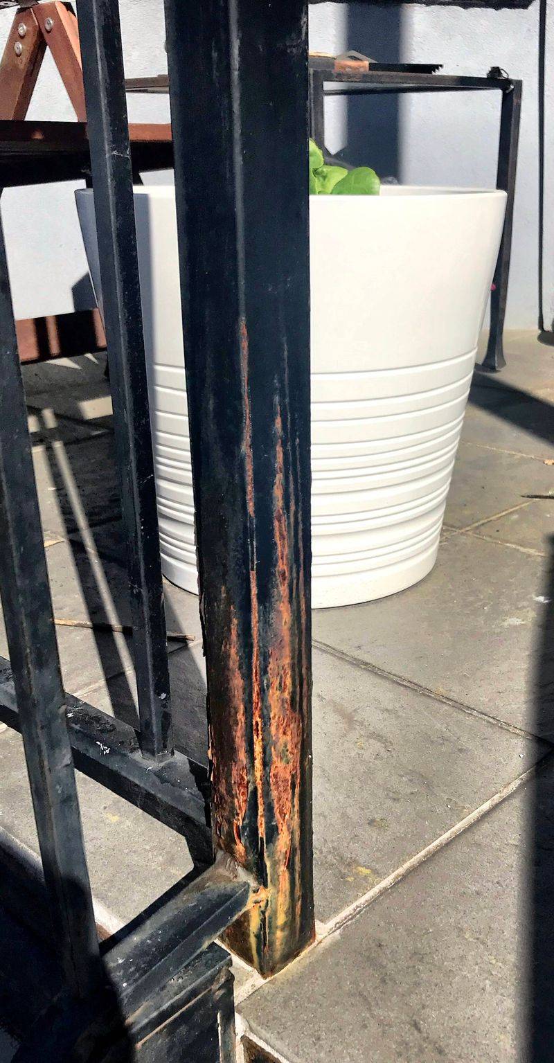 Rusty or Bent Railings