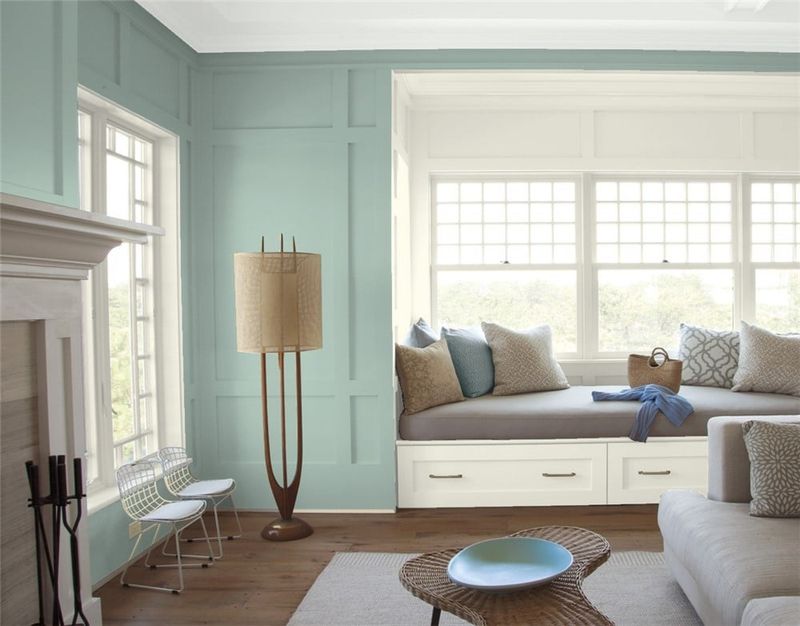 Muted Aqua Paints