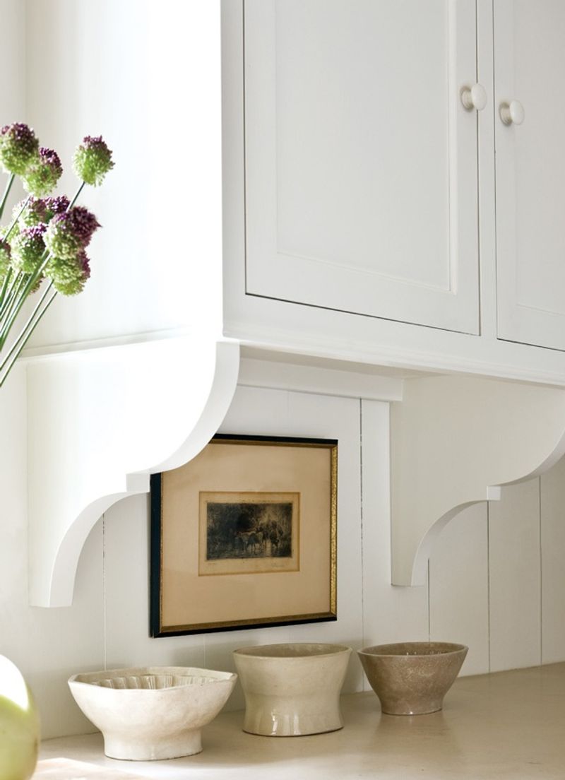 Decorative Corbels on Cabinets