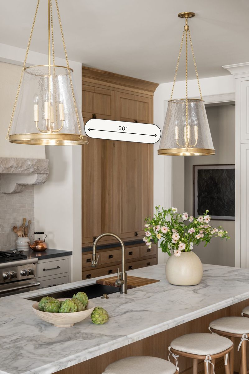 Pendant Lights That Hang Too Low Over Islands