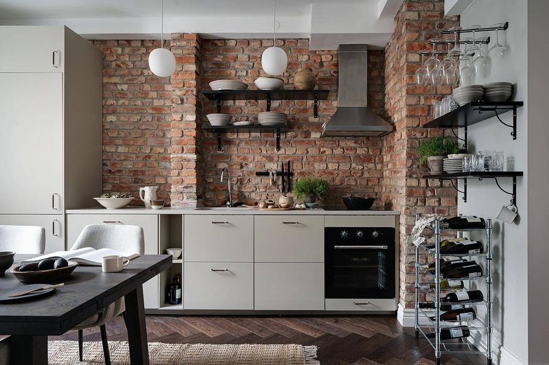 Stone or Brick Accent Wall