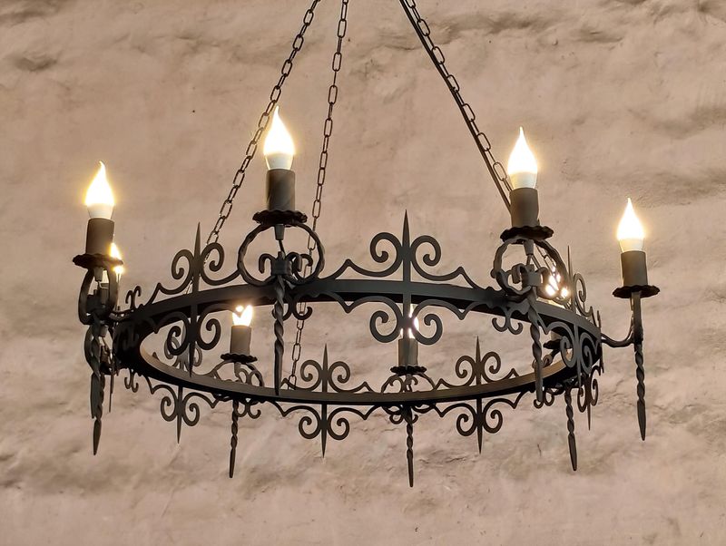 Gothic Revival Iron Fixtures