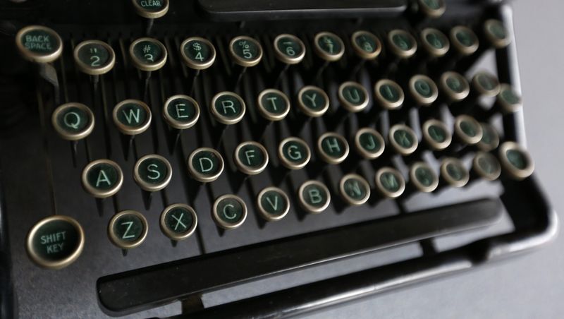 Vintage Typewriters With Sticky Keys