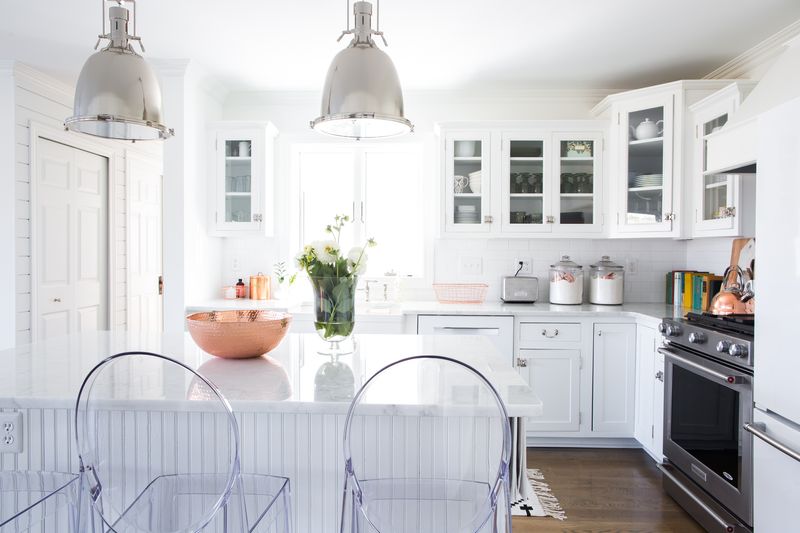Glass-Front Upper Cabinets