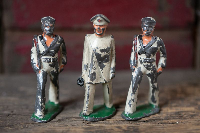 Vintage Painted Children's Toys From The 1950s
