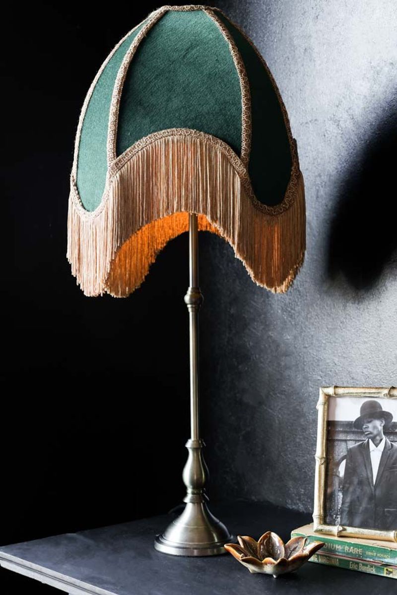 Velvet Fringe Lampshades