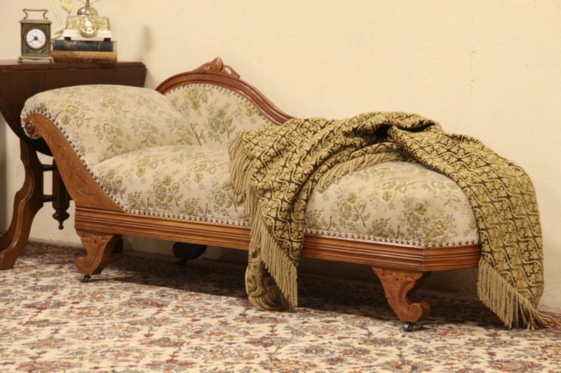 Victorian Fainting Couches With Original Horsehair Stuffing