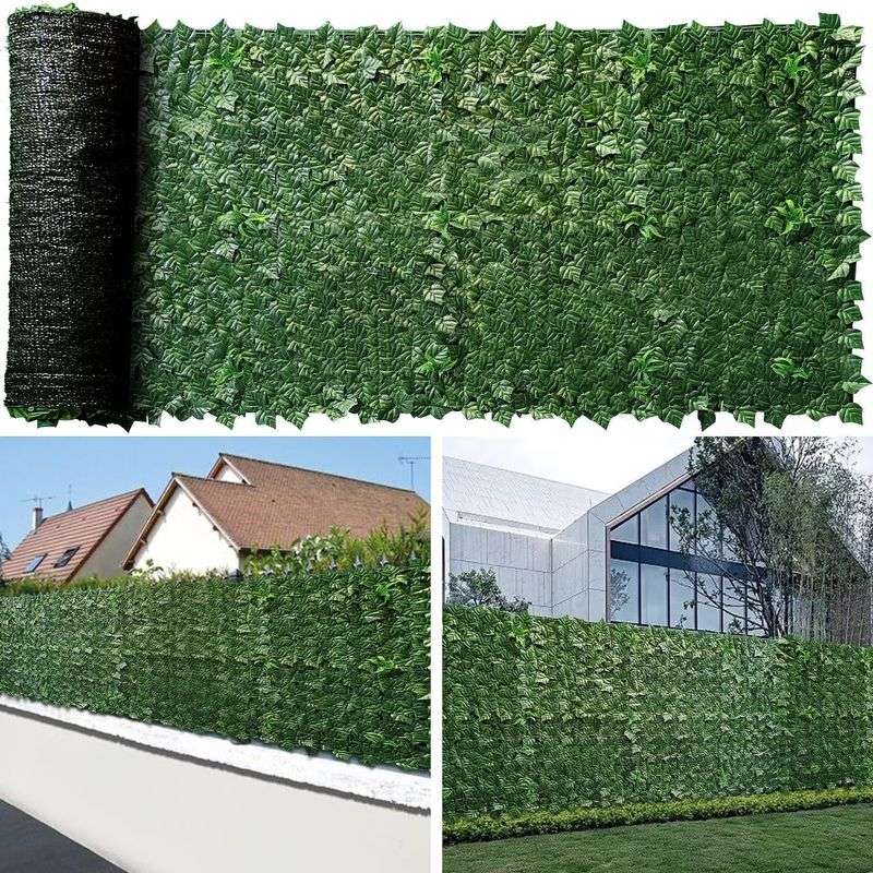 Faux Ivy Privacy Screens