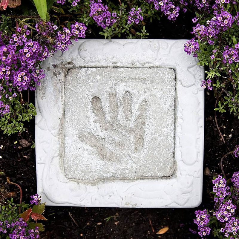 Concrete Stepping Stones With Handprints