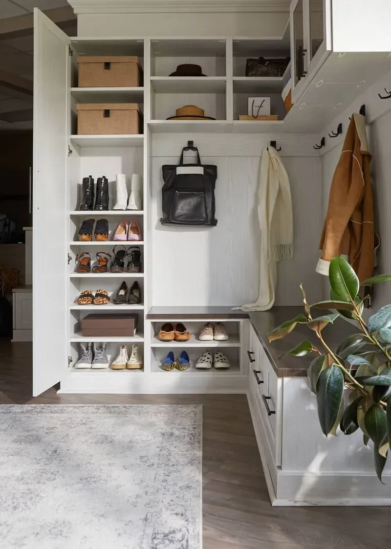 Mudroom With Storage