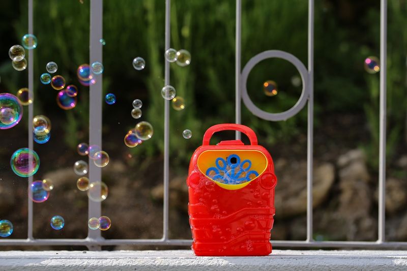 Solar-Powered Bubble Machine