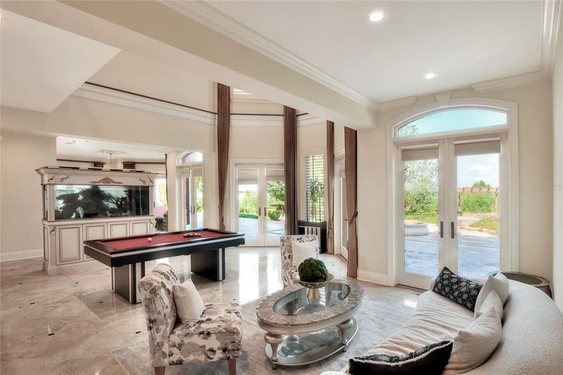 Game Room And Sitting Area