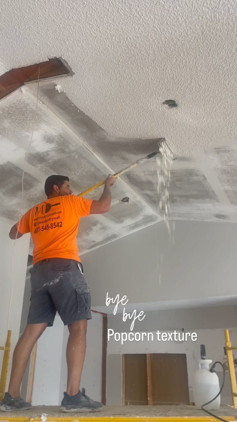 Ceiling Texture Removal