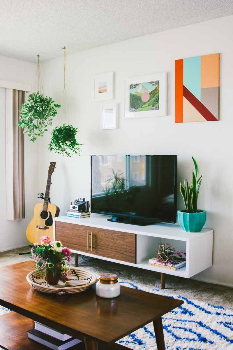 Exposed TV as Focal Point