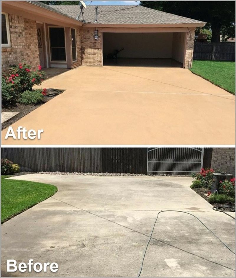 Faded or Stained Concrete