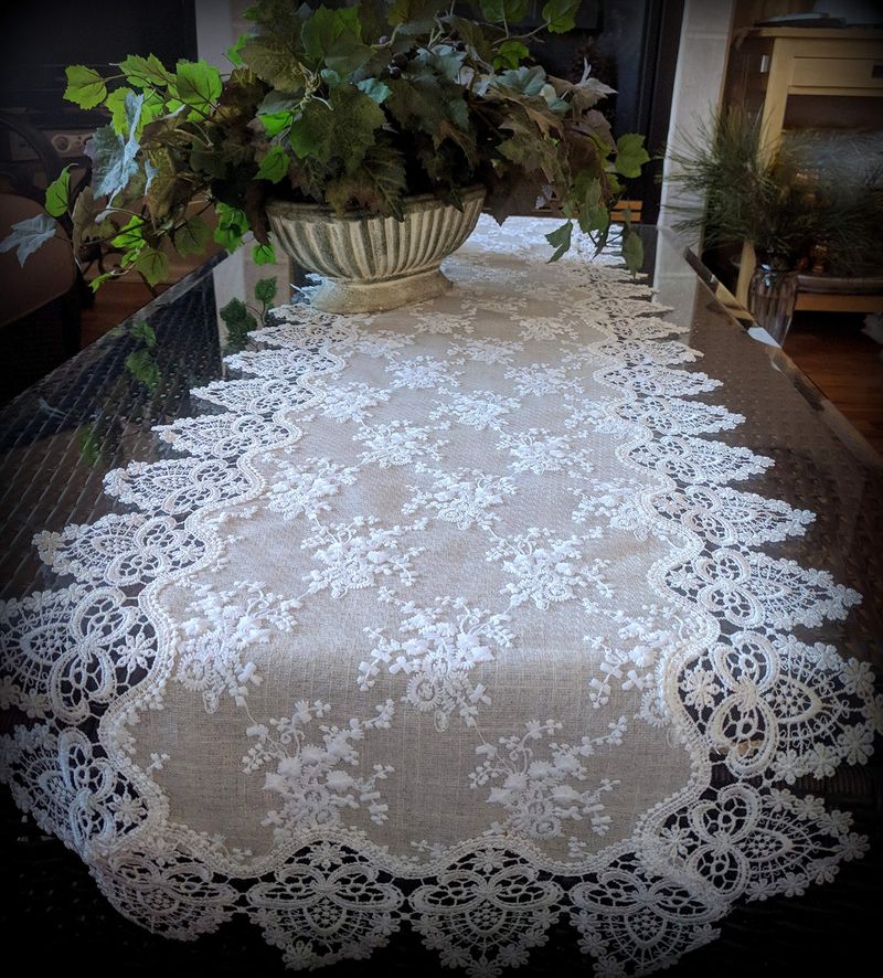 Doilies And Lace Table Runners