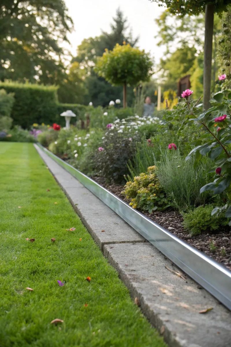 Lack of edge definition or border trim