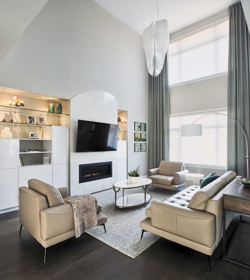 Install Floor-To-Ceiling Curtains