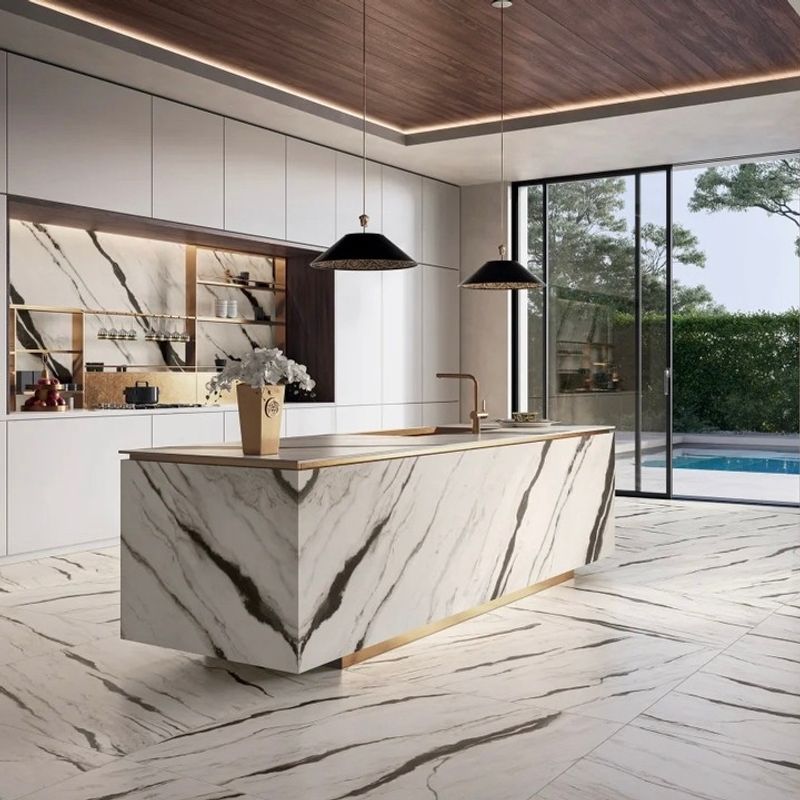 Marble-Look Porcelain
