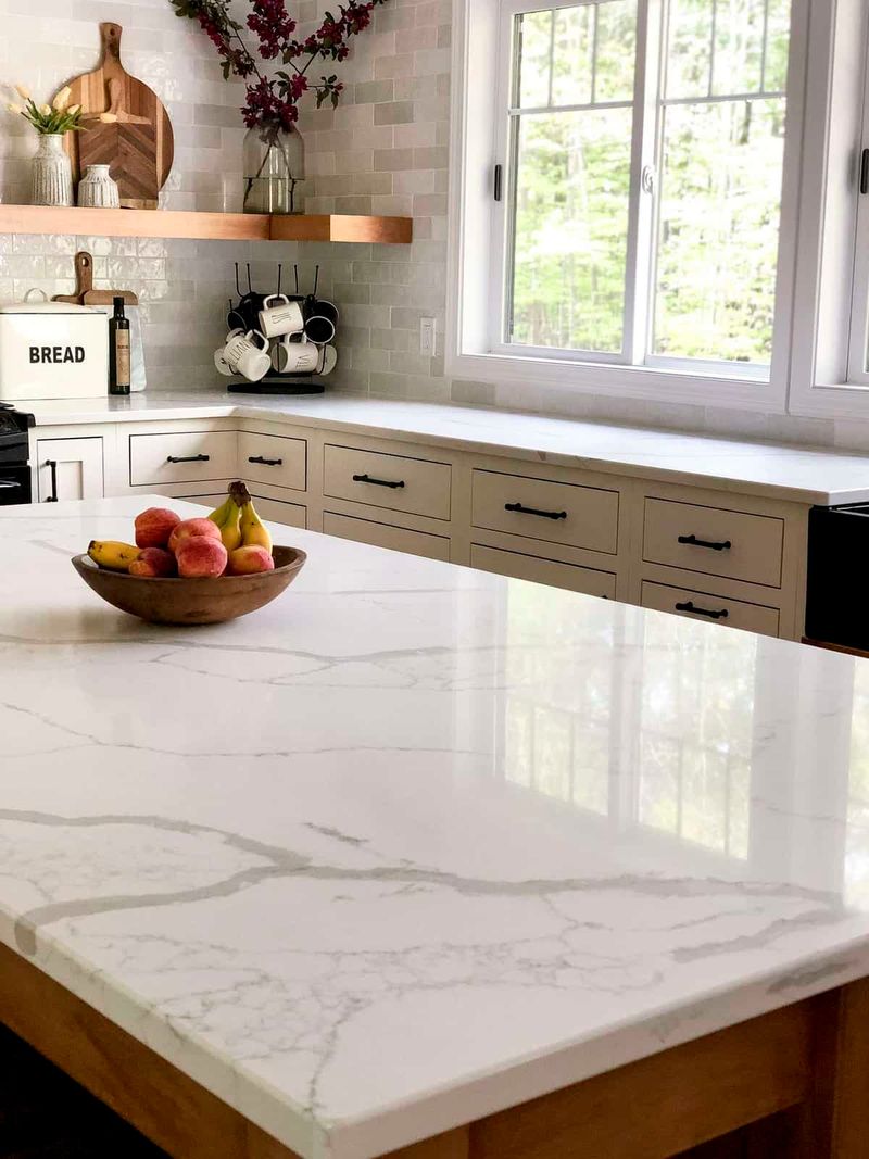 Marble-Look Quartz