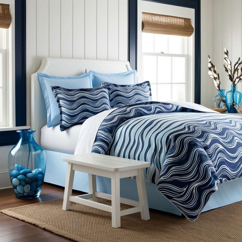 Maritime Blue and Cloud White