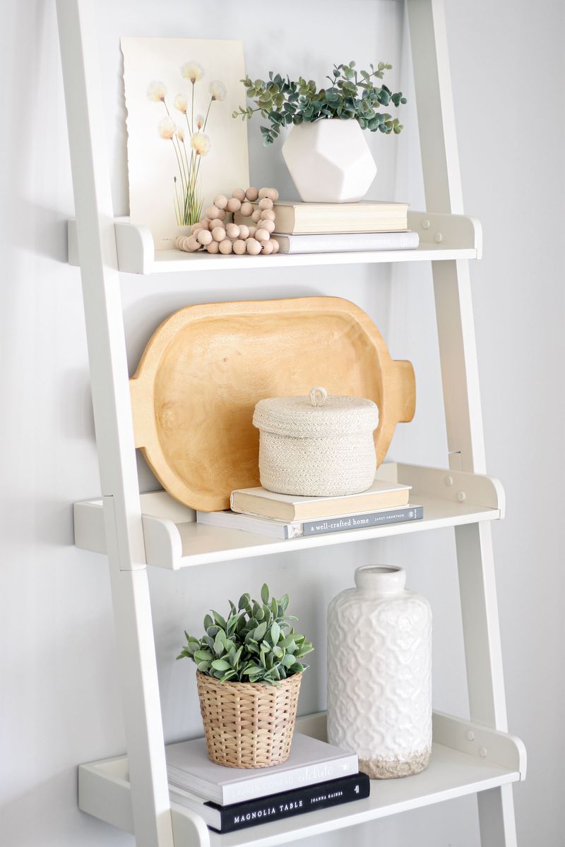 Ladder Shelf Coffee Display