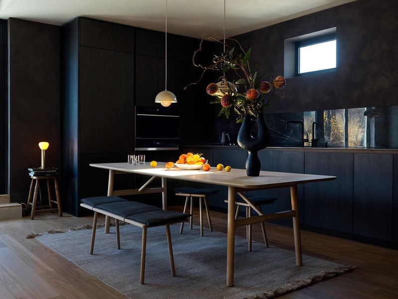 Dramatic Black Dining Rooms