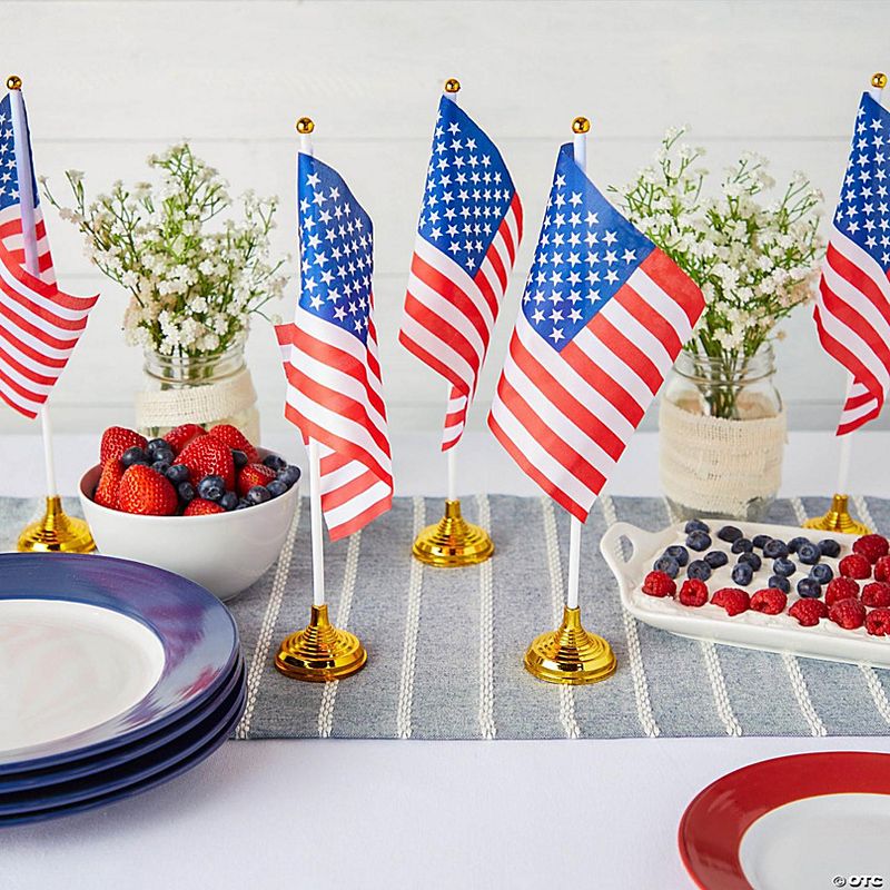 Mini American Flag Centerpieces