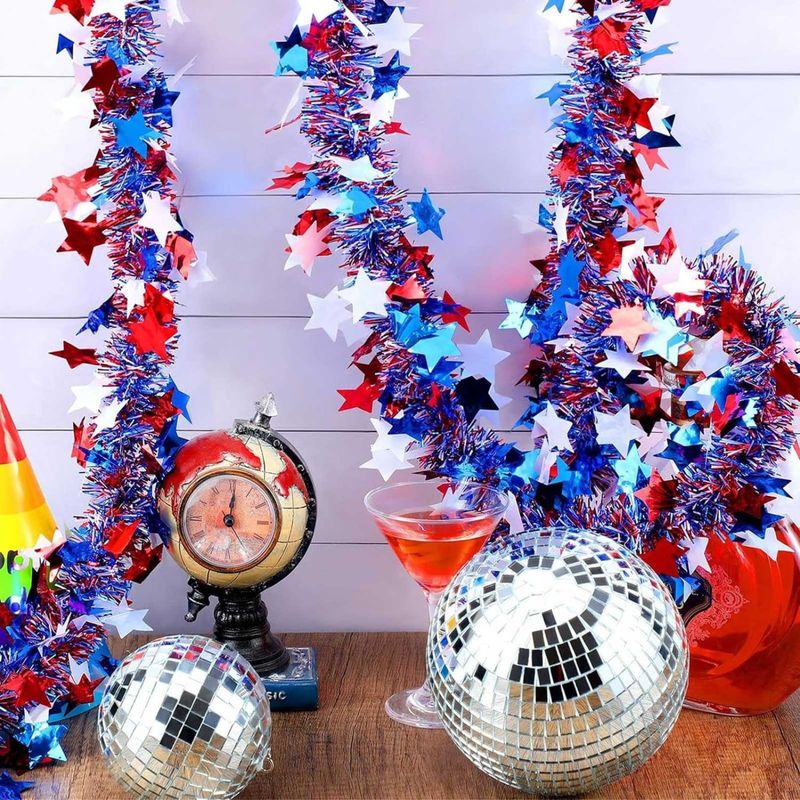 Metallic Tinsel Garland