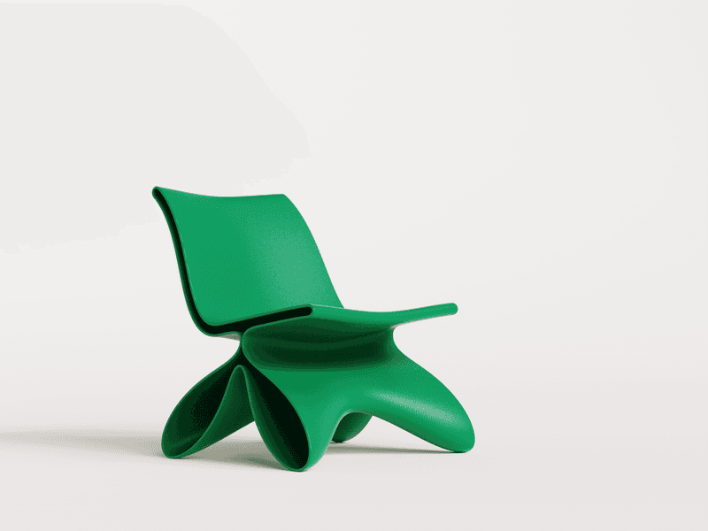 Abstract Lounge Chairs