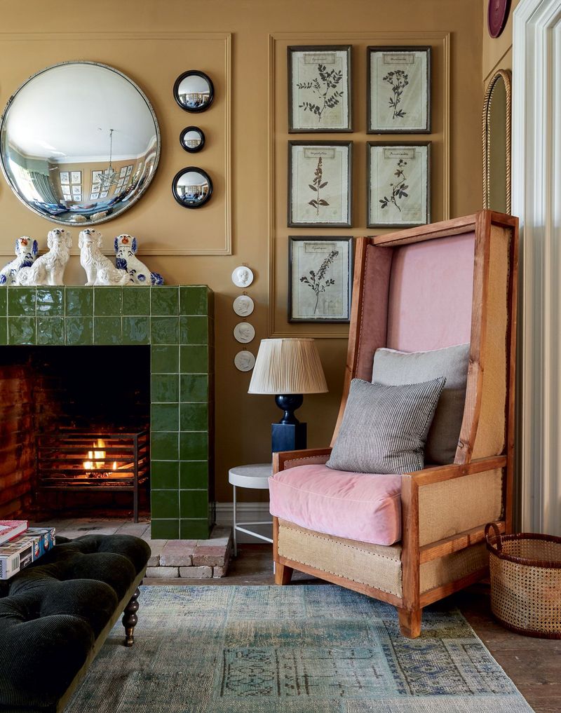 Mohair And Cane For Reading Nooks