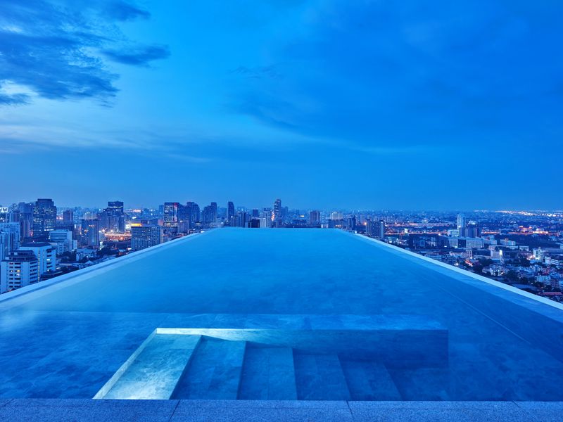 Rooftop Infinity Cold Plunges