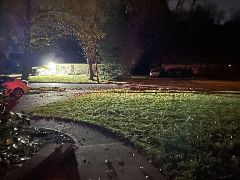 Overly Bright, Flashing Outdoor Lights