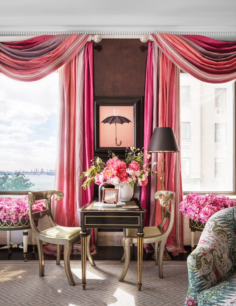 Heavy Drapes in Every Room