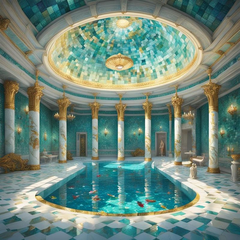Roman-Style Indoor Pool