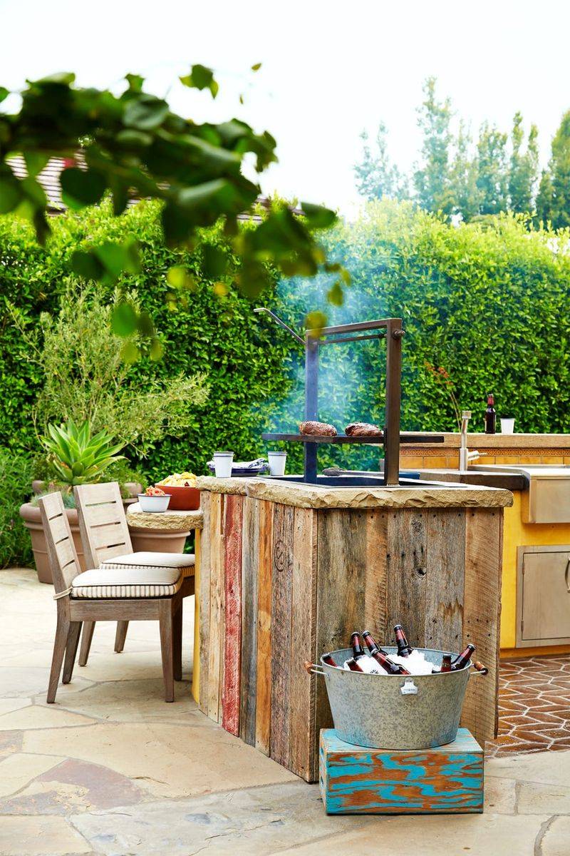 Rustic Setup With Reclaimed Wood