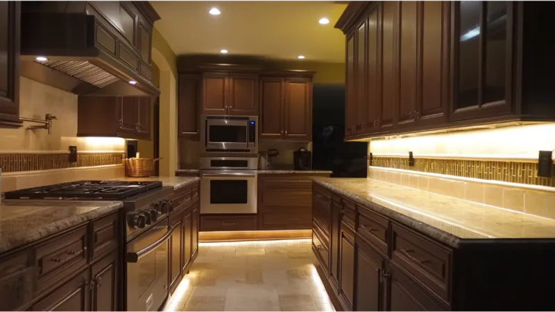 No Lighting Inside Deep Drawers or Cabinets