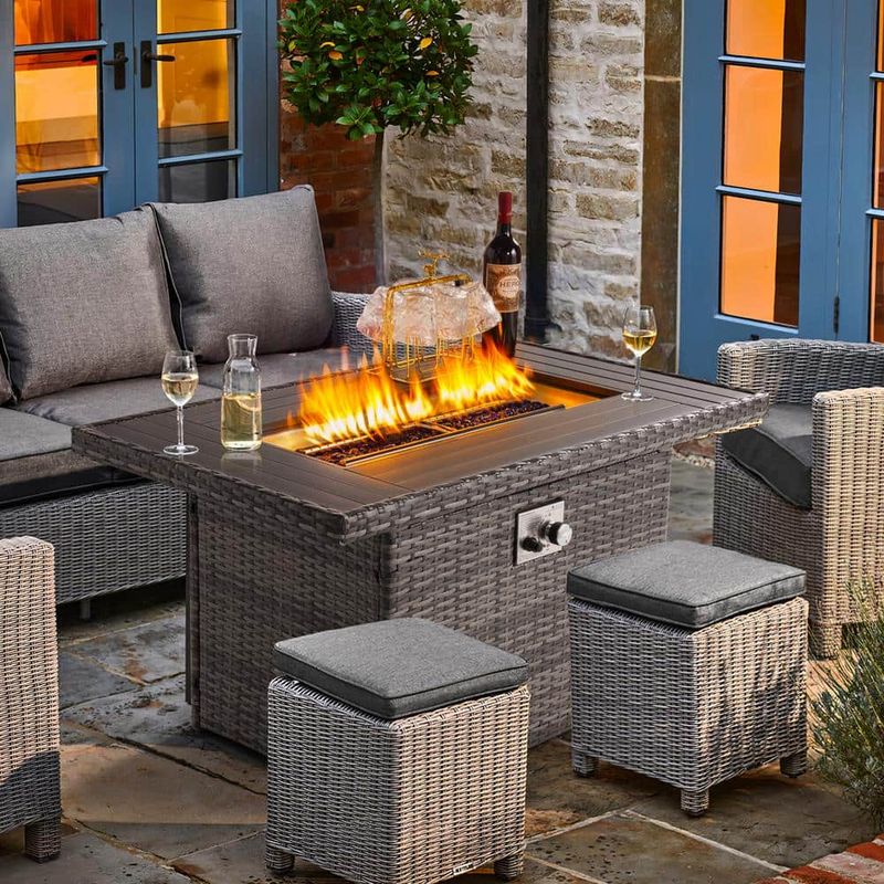 Fire Pit Table Combo