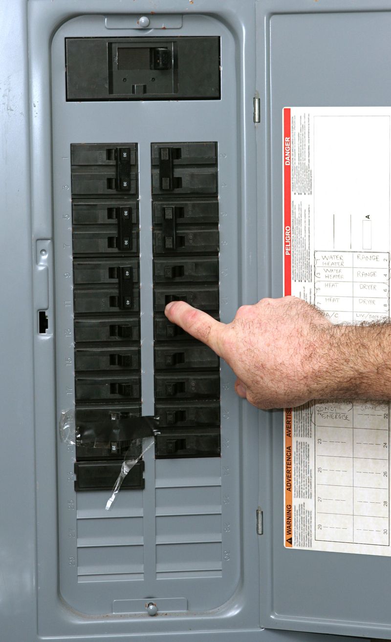 Ignoring the electrical panel