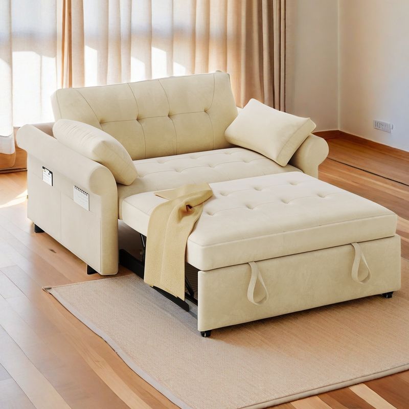 Can double as a daybed in tight spaces